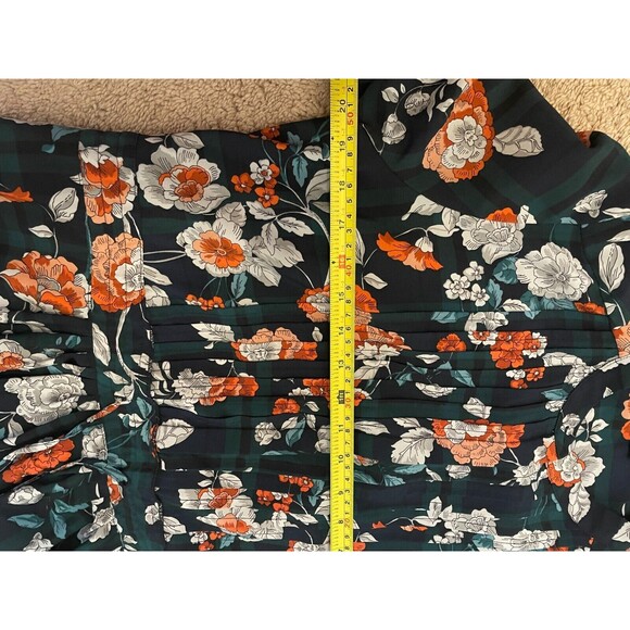 Tommy Hilfiger Women's Medley Print Pleated Shirtdress Blue Size 8 - Picture 13 of 15